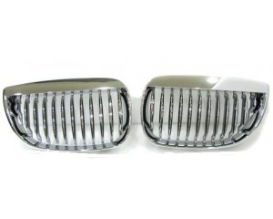Grilles de calandre, chrome/argent pour Bmw E87 2004-2007